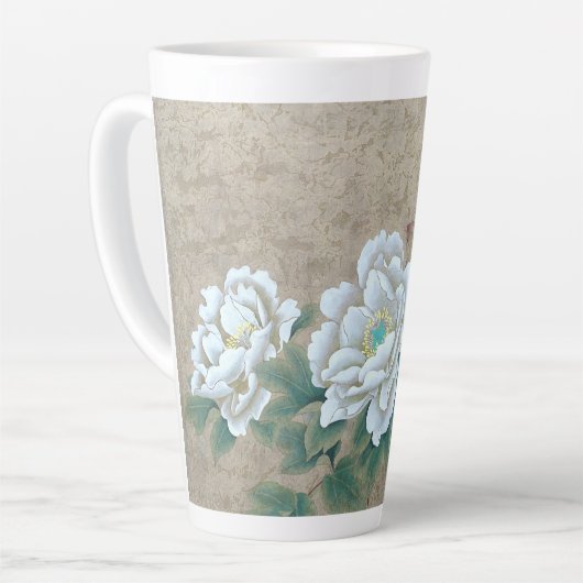 White Rose Latte Mok (Linkerhoek)
