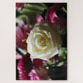 White Rose Legpuzzel (Verticaal)
