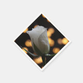 White Rose & Lights Napkins Servet (Hoek)