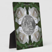 White Rose Lijst Creëer Uw Eigen Fotoplaquette Fotoplaat (Zijkant)