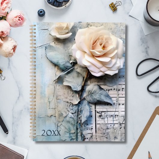 White Rose maandelijkse planner