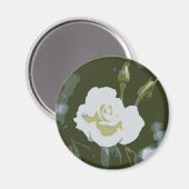 White Rose Magneet (Voorkant / Achterkant)