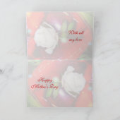 White Rose - Moederdag Kaart (Binnen)