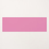 White Rose monogrammed roze Yogamat (Achterkant (horizontaal))