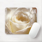 White Rose Mousepad Muismat (Met muis)