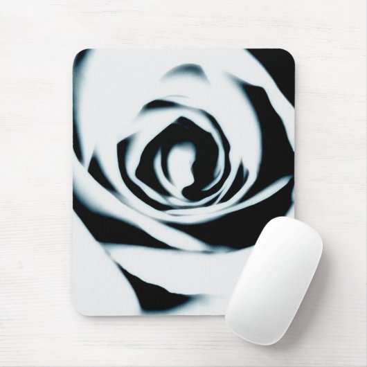 White Rose Mousepad Muismat (Met muis)