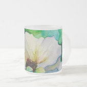 White Rose Mug Matglas Koffiemok (Voorkant rechts)