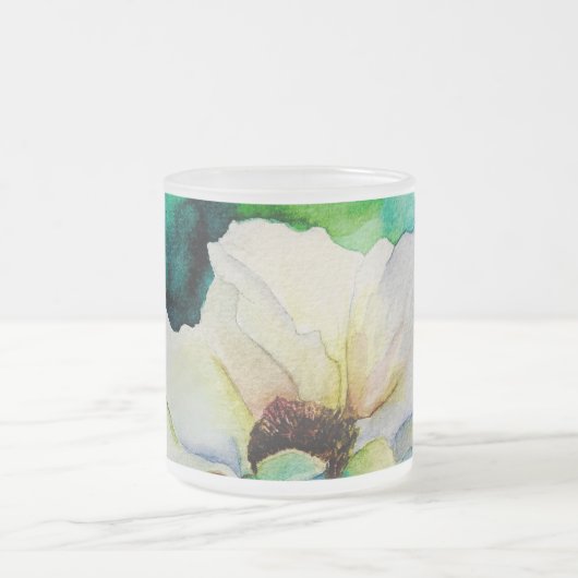 White Rose Mug Matglas Koffiemok (Center)
