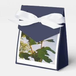 White Rose Navy Blue Bedankdoosjes