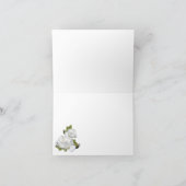 White Rose Note-kaarten Kaart (Binnen)