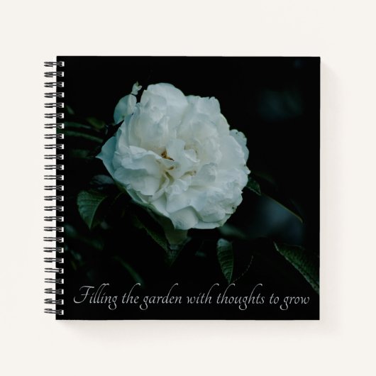 White Rose Notitieboek (Voorkant)