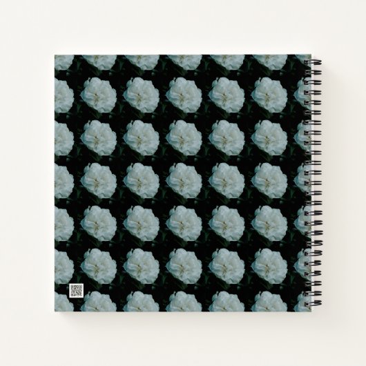 White Rose Notitieboek (Achterkant)