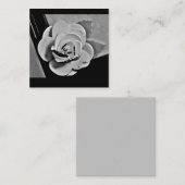 White Rose Notitiekaartje (Voorkant / Achterkant)