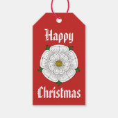 White Rose of York Cadeaulabel (Voorkant)