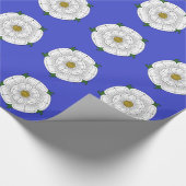 White Rose of York Cadeaupapier (Hoek)