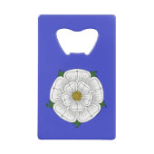 White Rose of York Creditkaart Flessenopener (Voorkant)