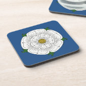 White Rose of York Drankjes Onderzetter (Linkerzijde)