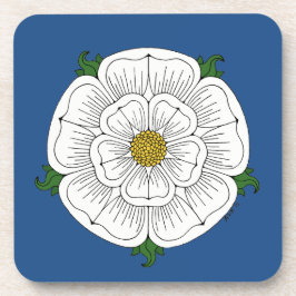 White Rose of York Drankjes Onderzetter