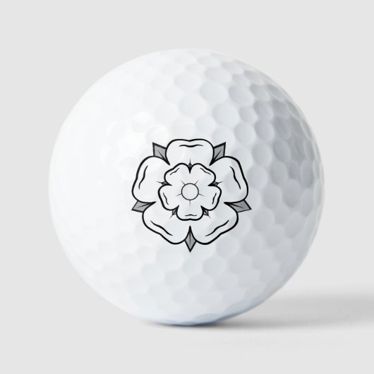 White Rose of York Golfballen (Voorkant)