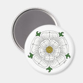 White Rose of York Magneet (Voorkant / Achterkant)