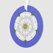 White Rose of York Ornament (voorkant)