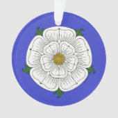 White Rose of York Ornament (voorkant)