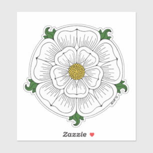 White Rose of York Sticker