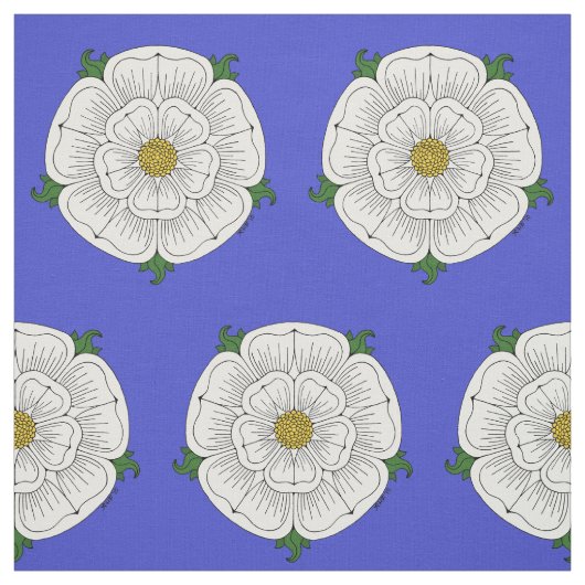 White Rose of York Stof (Swatch)