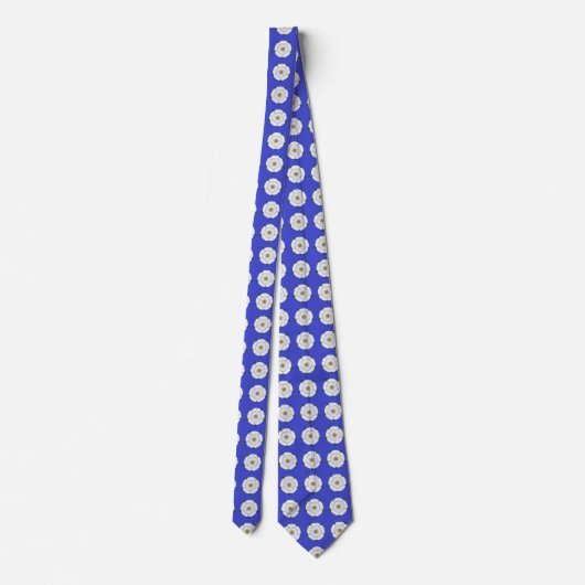 White Rose of York Stropdas (Achterkant)