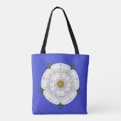 White Rose of York Tote Bag (Achterkant)