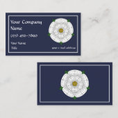 White Rose of York Visitekaartje (Voorkant / Achterkant)