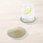 White Rose Onderzetters Beauful Roos Gifts Decor (Zijkant)