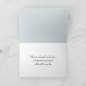 White Rose op het strand zand sympathie Kaart (Binnen)