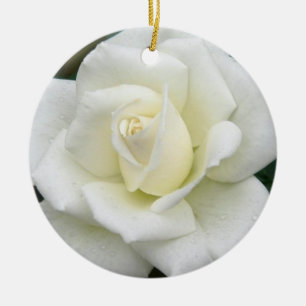 White Rose Ornament