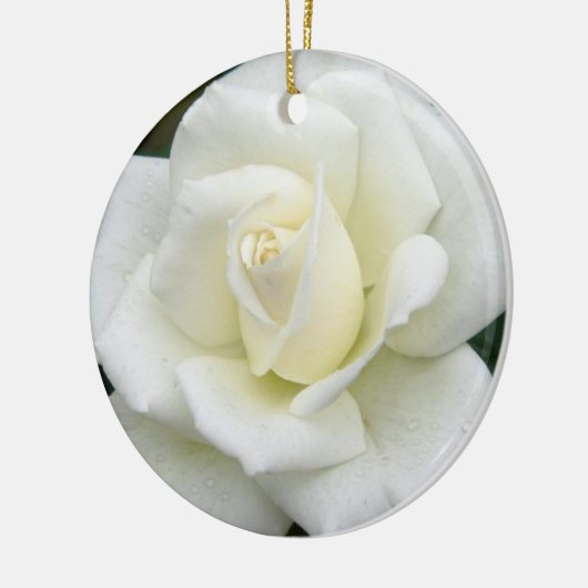 White Rose Ornament (Links)