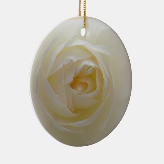 White Rose Ornament Personalized Roos Decorations (Rechts)