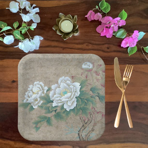 White Rose Papieren Bordje