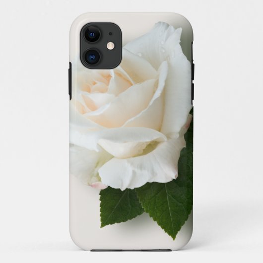 White Rose "Pascali" Case-Mate iPhone Case (Achterkant)