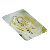 White Rose Personal Wedding Magneet (Rechterzijde)
