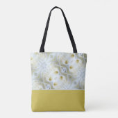 White Rose Personalized Tote Bag (Achterkant)
