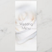 White Rose Personalized Weddenrenmenu Menu (Voorkant)