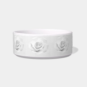 White Rose Pet Bowl Voerbakje