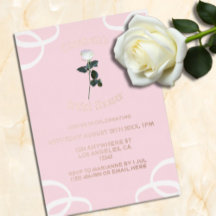 White Rose Petal Pink Vrijgezellenfeest