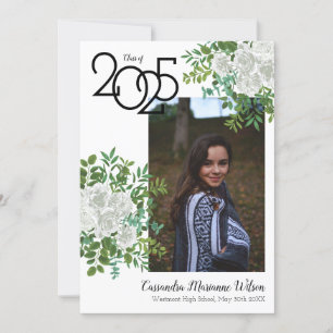 White Rose Photo Afstuderen Aankondiging