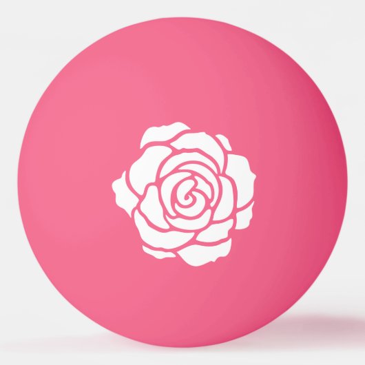 White Rose Ping Pong Ball (Achterkant)