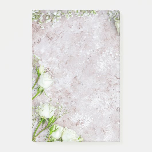 White Rose Post-it® Notes (Voorkant)