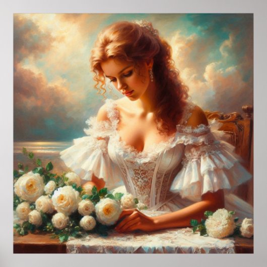 White Rose Poster (Voorkant)