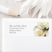 White Rose Print Address Label (Insitu)