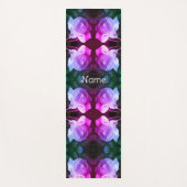White Rose Raindrops Abstract gepersonaliseerd Yogamat (Voorkant)