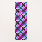 White Rose Raindrops Abstracte kunst op maat Yogamat (Voorkant)